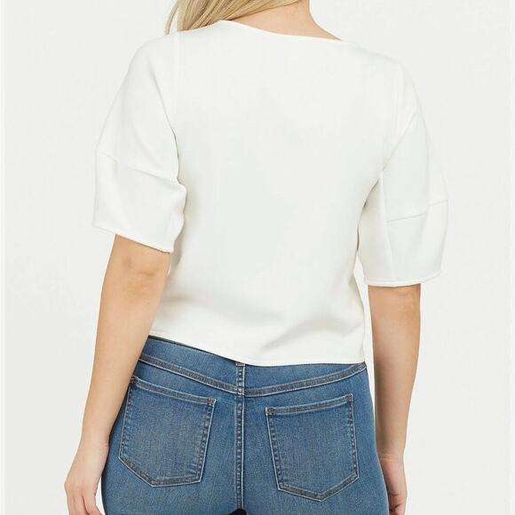 Spanx Women's AirEssentials Desk to Dinner Elbow Sleeve Top Size Large - Picture 4 of 11